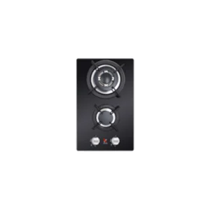 PLAQUE DE CUISSON GB3003GB 2 FEUX GAZ VERRE NOIR