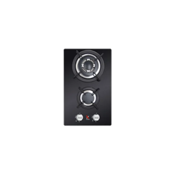 PLAQUE DE CUISSON GB3003GB 2 FEUX GAZ VERRE NOIR